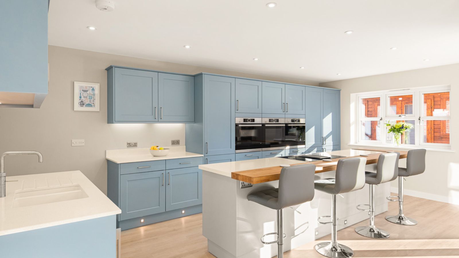 Which blue is best for a kitchen?