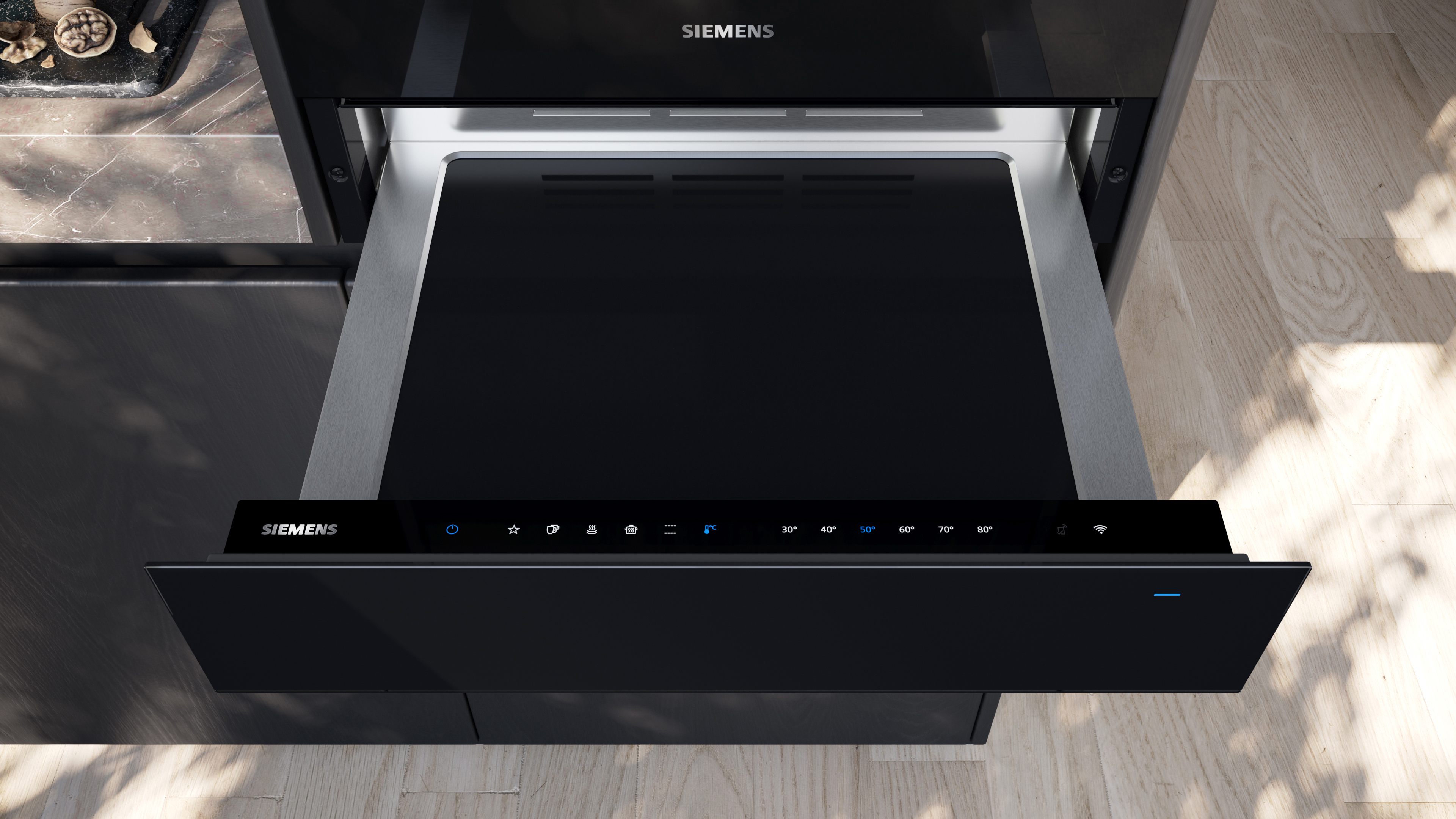 Siemens warming drawer BI710C1B1B
